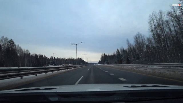 Дороги России - М11 "Нева". Из Санкт-Петербурга в Тверь. Участок Новгородская область. (зима) смотреть онлайн