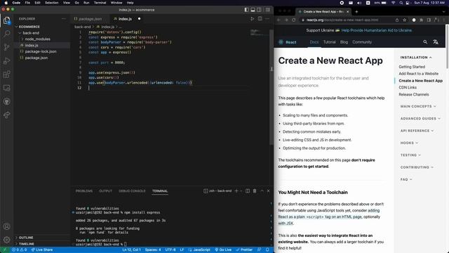 2 - Back-End (Build an E-Commerce App with React | Redux | Node | Express | Stripe) смотреть онлайн