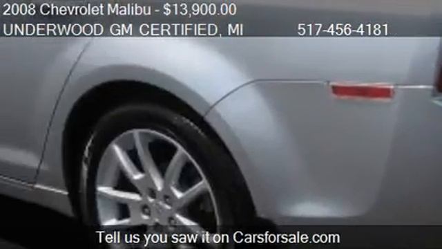 2008 Chevrolet Malibu LTZ - for sale in CLINTON, MI 49236 смотреть онлайн