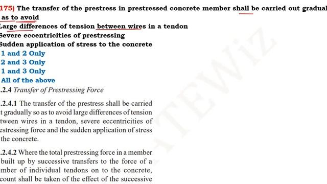IS 1343 Most Expected MCQ's on Civil Engineering IS Codes||MCQ Practice Series|IESGATEWiz|Session-1 смотреть онлайн