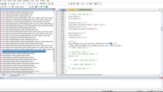 UART w/ DMA in STM32 - Control cursor position & text characters in I2C LCD смотреть онлайн