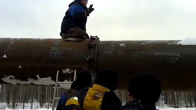 захлёст трубы 1000 диаметр смотреть онлайн