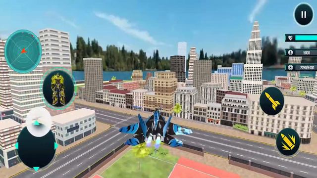 Mechanical Excavator Robot Game: Flying Transforme 2021 - Gameplay Walkthrough Part 2 (Android, iOS смотреть онлайн