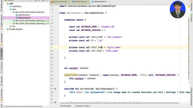 Android Kotlin SQLite Tutorial : #2 Create SQLite Database in Kotlin for Android смотреть онлайн