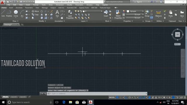 AutoCAD Draw Tool - Points -- Single Point, Multi-Point, Divide, Measure --- Tamil смотреть онлайн