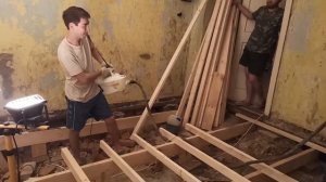 Меняем Полы деревянные  Старые на новые