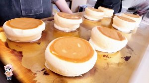 Мягкий и нежный! Как приготовить блины-суфле с клубникой, матча и крем-брюле!