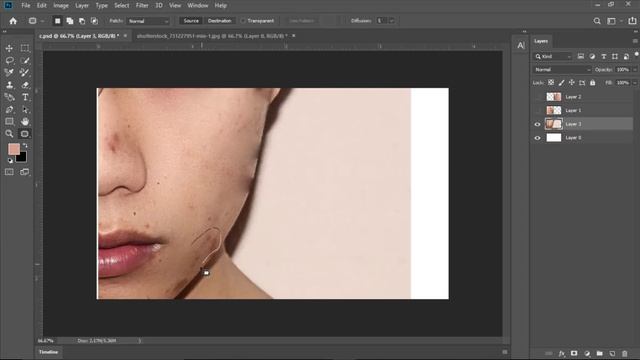 Patch tool in adobe Photoshop | Lec-20 смотреть онлайн