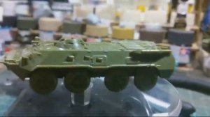 БТР 80 и Урал от Звезды в масштабе 1 100