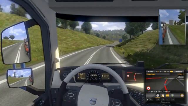 Обзор игры Euro Truck Simulator 2 часть 1 смотреть онлайн
