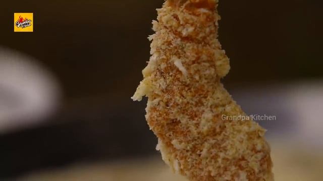 Prawn Popcorn Recipe | Easy Shrimp Popcorn | Spicy & Crispy Prawns Popcorn | Grandpa Kitchen смотреть онлайн