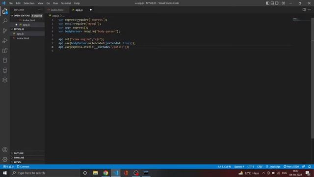 EJS/HTML TO MySQL : INSERTING DATA @instinctCoderr смотреть онлайн