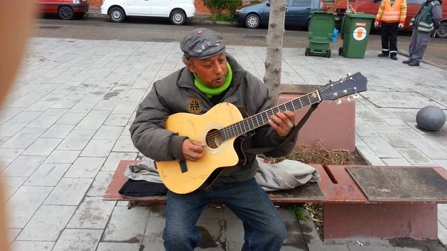 Уличный музыкант в Будапеште. смотреть онлайн