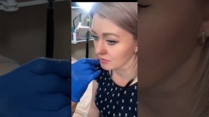 Прокол носа ставим колечко