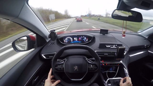 Peugeot 3008 II 1.6 BlueHDi (2017) - POV Drive смотреть онлайн