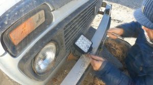 установка противотуманок НИВА- 2131