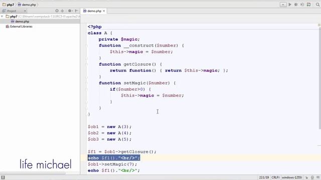 The bindTo Function in PHP смотреть онлайн