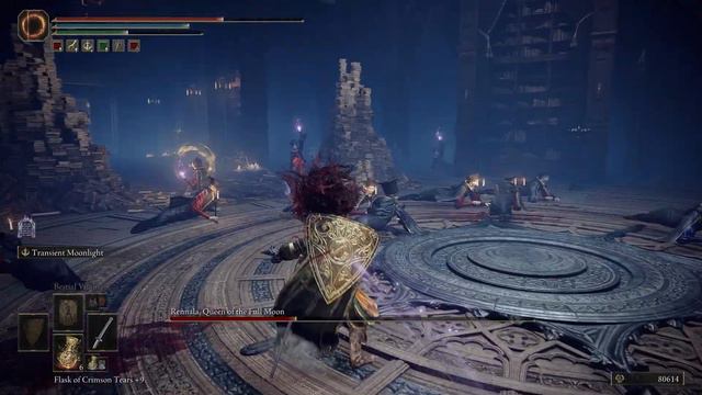 Elden Ring : RENNALA ,Queen of the Full Moon Boss Battle with Cutscenes смотреть онлайн