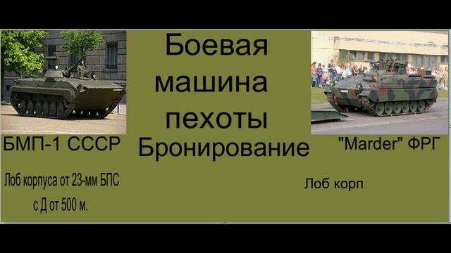БМП-1 против 