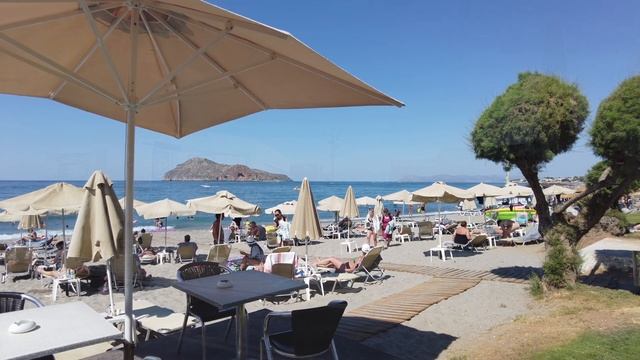 Platanias - nice resort and beach | Crete смотреть онлайн