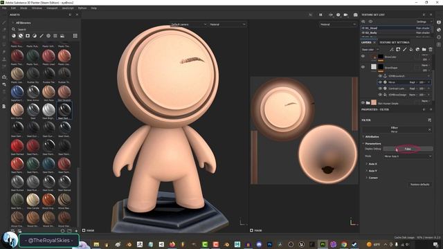 Substance Painter: Mirroring Layers (IN 60 Seconds!!) смотреть онлайн