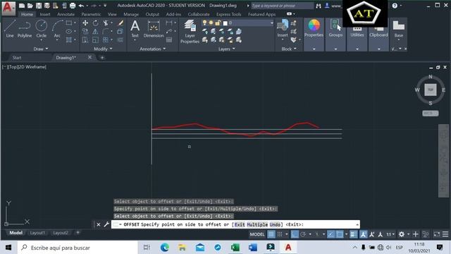 Perfil longitudinal en AutoCAD de una nivelación смотреть онлайн