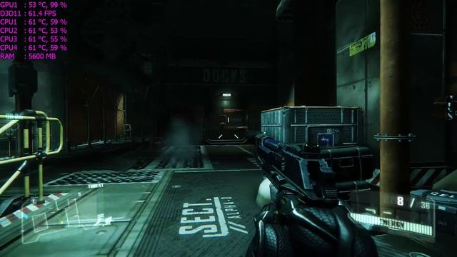 Crysis 3-I3 4170-750Ti-8gb ram-1080p смотреть онлайн