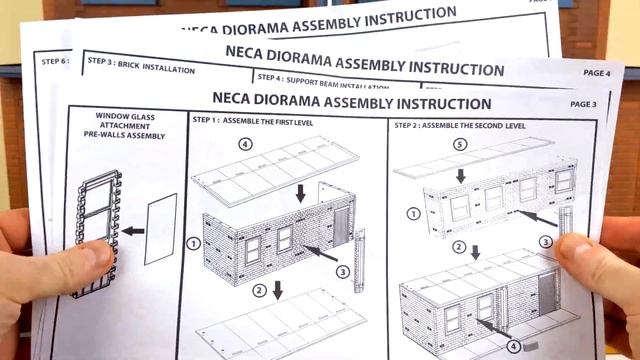 Диорама Улицы/Street Scene Diorama(NECA)