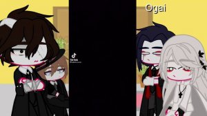 реакция ПМ на подопечного Шибусавы • (Ацуши х Грелль | БСД х ТД part 2)