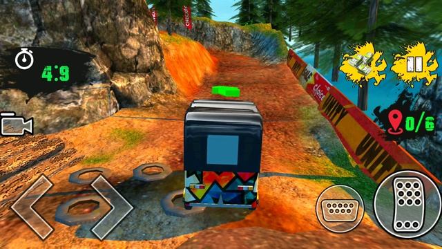 Offroad Tuk Tuk Taxi Sim Driving Games - Tuk Racing Simulator Games - Android Gameplay смотреть онлайн