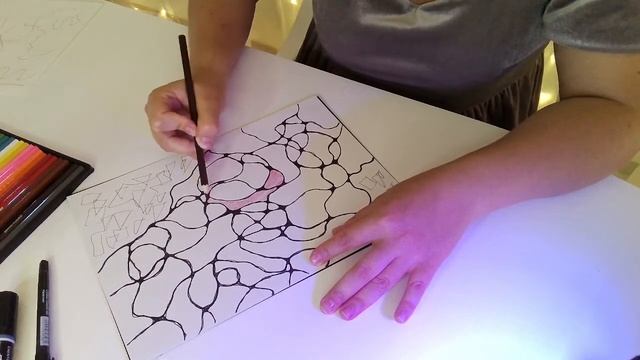 Мастер-класс "НЕЙРОГРАФИКА" Коридор Благоприятных Событий с Корделией Ларионовой смотреть онлайн