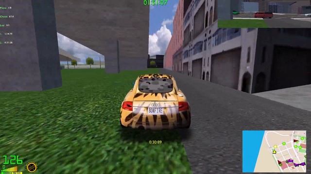 Midtown Madness 2 - Quantm Leap - Golden Gate Racepack Circuit[Amateur] смотреть онлайн