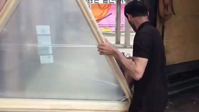 Отгрузка 16 треугольных мансардных окон WERSO для купольного дома в Саранске смотреть онлайн