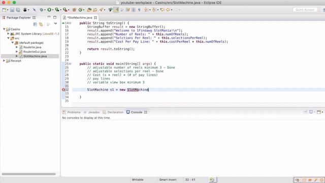 Java Tutorial - Slot Machine (1) смотреть онлайн