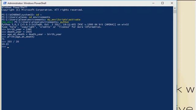 How To Work With The Python 3 Interactive Console On Windows 10 смотреть онлайн