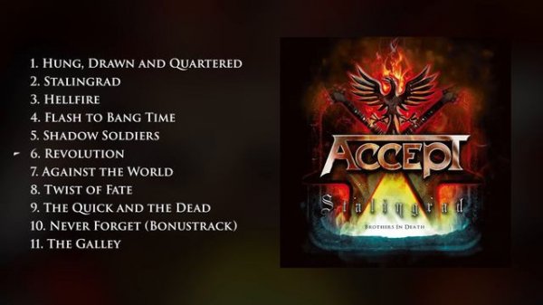 ACCEPT - Stalingrad (OFFICIAL FULL ALBUM STREAM)