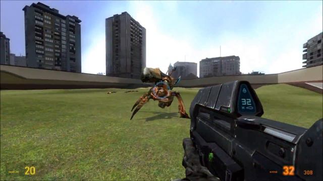 Halo 3 Assault Rifle in Gmod смотреть онлайн