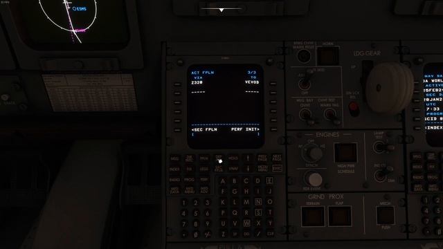 Простой MCDU туториал для начинающих Aerosoft CRJ 500/700 Microsoft Flight Simulator смотреть онлайн