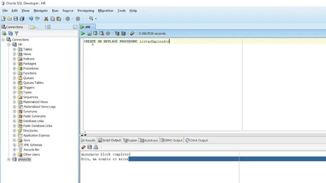 Cómo crear procedimientos almacenados en Oracle SQL Developer смотреть онлайн