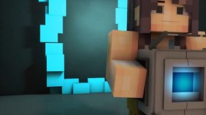 майнкрафт анимация Portal 2 серый мир I minecraft animation Portal 2 World of Gray I Anko