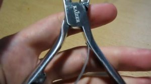 Сломалась пружина на кусачках для ногтей Kaizer