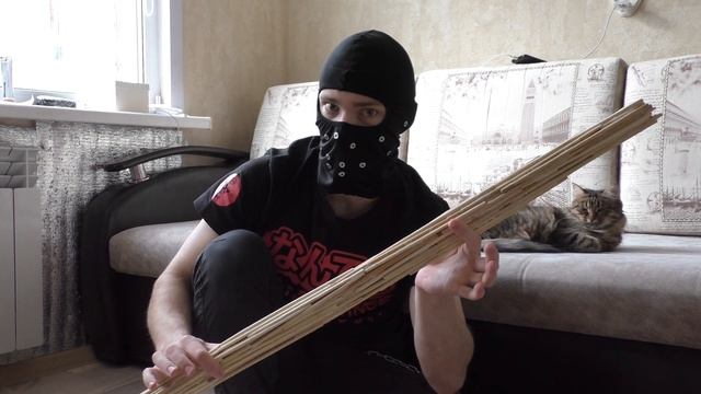 КАТАНА ИЗ ПАЛОЧЕК ДЛЯ СУШИ - Мастерская Ниндзя смотреть онлайн
