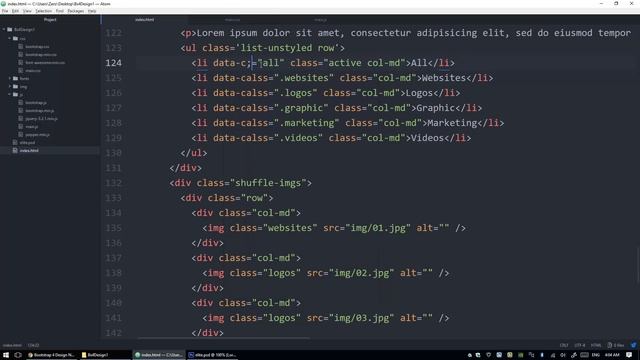 Bootstrap 4 Theme 1 in Arabic #13 - Featured Work Part 3 - Shuffle Script смотреть онлайн