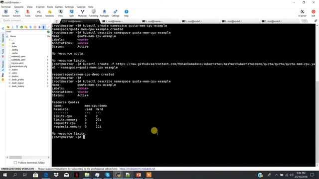 Resources Quotas and Limits-15 смотреть онлайн