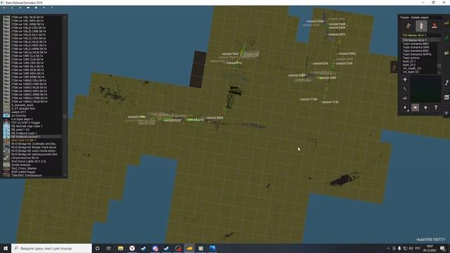 Строительство карты Finnish Node в TRS19. Станция Полюстрово. Пути и стрелки