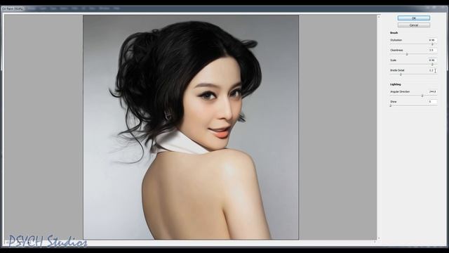 Turn Photo Into Oil Painting - Photoshop CS6 Tutorial смотреть онлайн