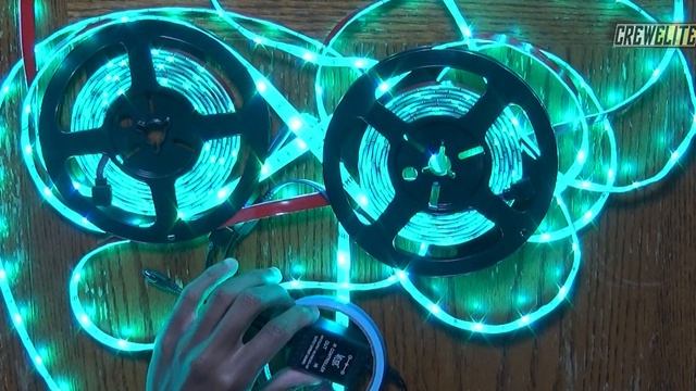 IWVMEM: 32.8FT Waterproof IP65 Color Changing LED Strip Lights | With Music Synchronization [REVIEW смотреть онлайн