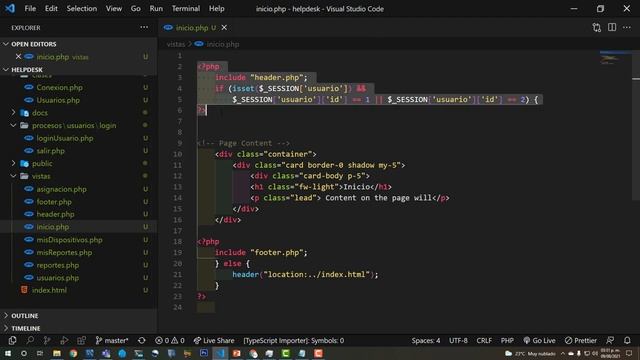 Sistema HelpDesk con PHP y MySQL | Validar roles de usuario. Cap 4 смотреть онлайн