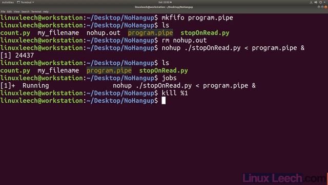 Nohup - Hangup Immune Commands - Commands for Linux смотреть онлайн