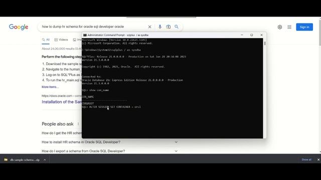 How to Unlock HR Schema in Oracle 21c SQL Developer? смотреть онлайн